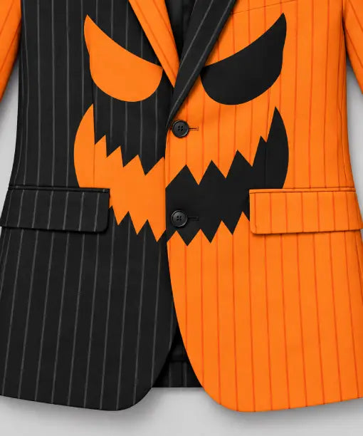 Halloween Pumpkin Face Blazer