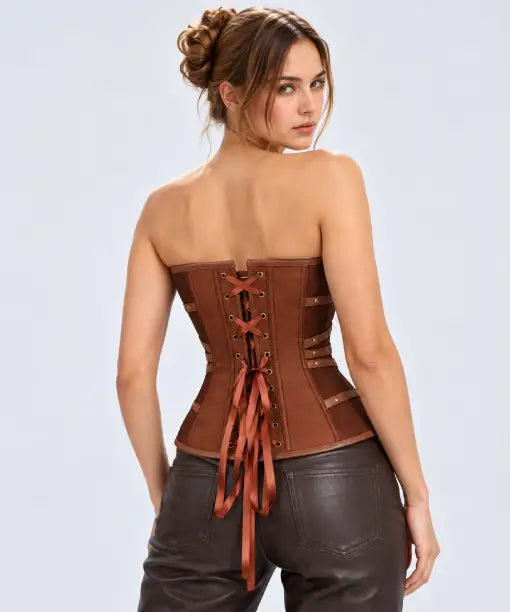 Womens Brown Corset