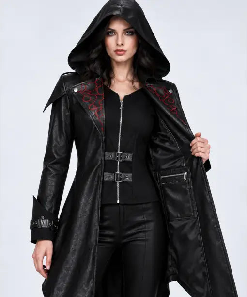 Devil Halloween Steampunk Coat