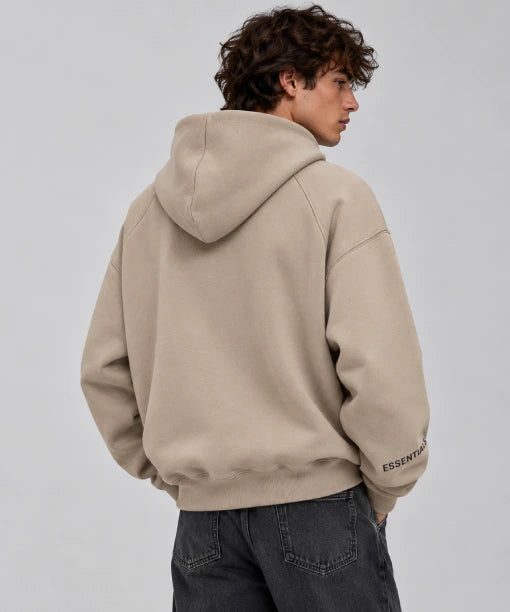 Essentials Brown Pullover Hoodie