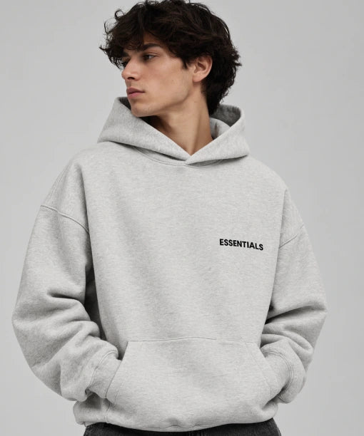 Essentials Light Oatmeal Hoodie