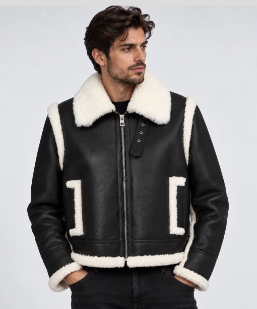 Loewe Aviator Shearling Leather Jacket