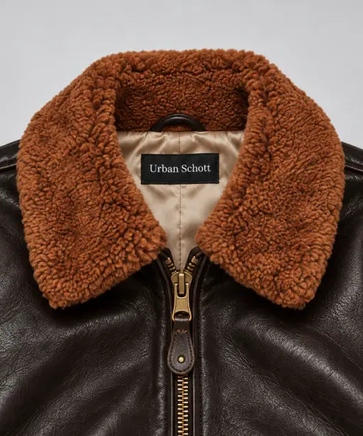 Military G-1 Aviator Shearling Leather Jacket