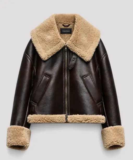 Monaco Shearling Aviator Jacket