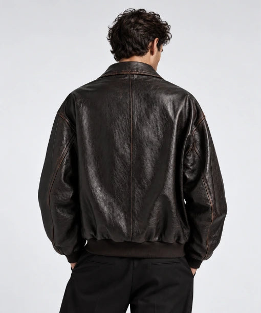 Prada Oversized Leather Jacket