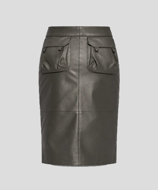 Saint Laurent Leather Skirt