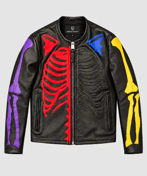 Schott Skeleton Bones Halloween Jacket