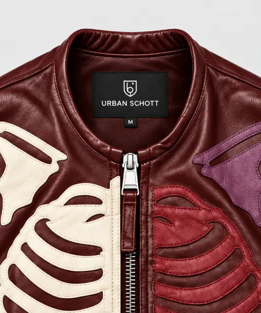 Urban Schott Skeleton Bones Halloween Jacket