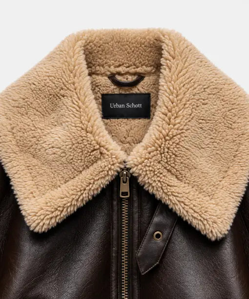 Urban Schott Monaco Shearling Aviator Jacket
