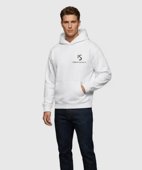 Urban Schott White Hoodie  1