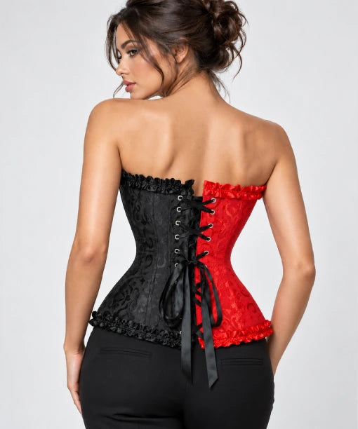 Women Floral Lace Corset