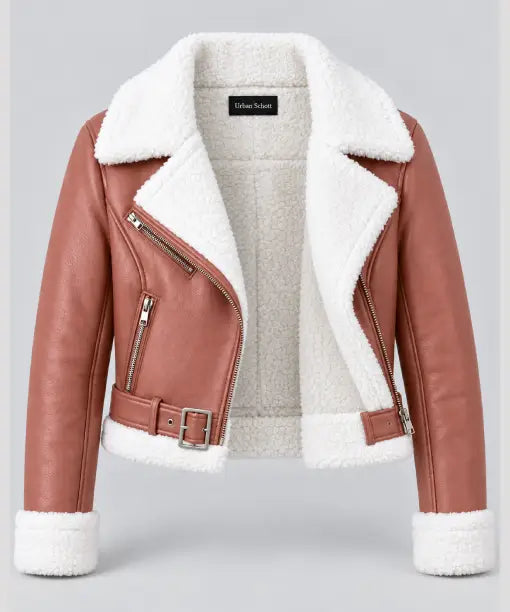 Women_s Boxy Shearling Aviator Jacket