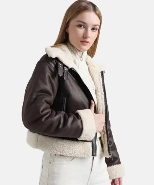 Women_s Shearling Leather Jacket